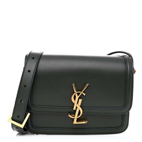 SAINT LAURENT Smooth Calfskin Small Solferino .